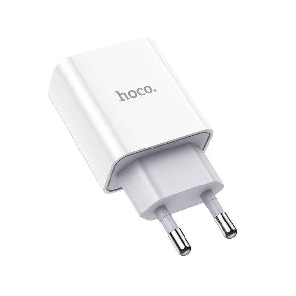 Фото - Сетевое зарядное устройство HOCO C81A 10.5W White (6931474727954)