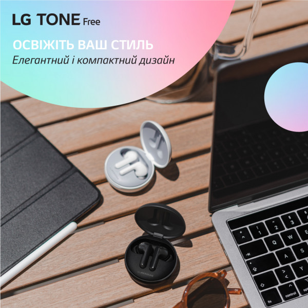 Фото - Наушники вкладыши беспроводные TWS LG Tone Free FN7 True Wireless White (HBS-FN7.ABRUWH)