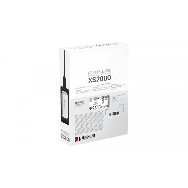 Фото - SSD-накопитель внешний Kingston XS2000 2TB USB 3.2 Type-C 2x2 IP55 3D NAND (SXS2000/2000G)
