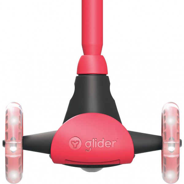 Фото - Трёхколёсный самокат YVolution YGlider Kiwi Красный (Y101258)