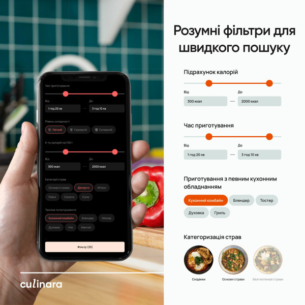 Фото - Послуга Culinara: «Страви та коктейлі» 6 міс.