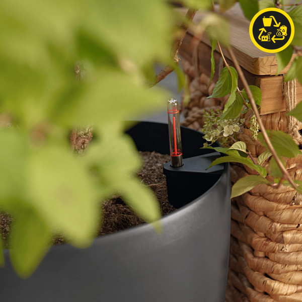 Фото - Вазон Lechuza CLASSICO Color ECO 28 темно-серый 18925