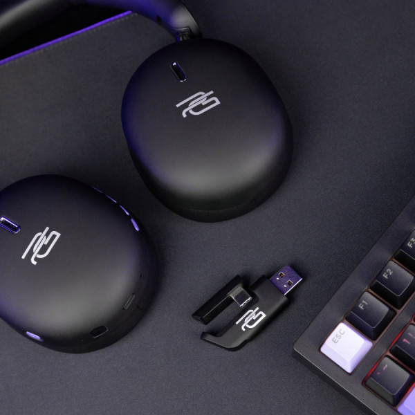 Фото - Гарнитура беспроводная игровая Proove Gaming Zephyr APP black/purple (WHZP00022001)