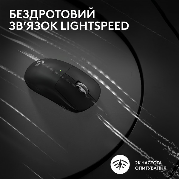 Фото - Уценка - Мышь беспроводная игровая Logitech G Pro X Superlight 2 LightSpeed Black (910-006630)
