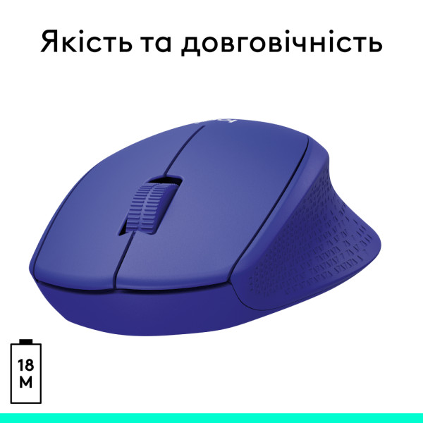 Фото - Мышь беспроводная Logitech M330 Silent Plus Blue (910-004910)