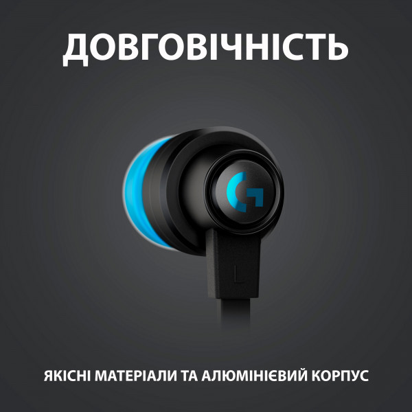 Фото - Наушники вкладыши проводные Logitech G333 Black (981-000924)