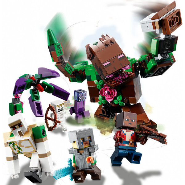 Фото - Конструктор LEGO Minecraft Мерзость из джунглей (21176)