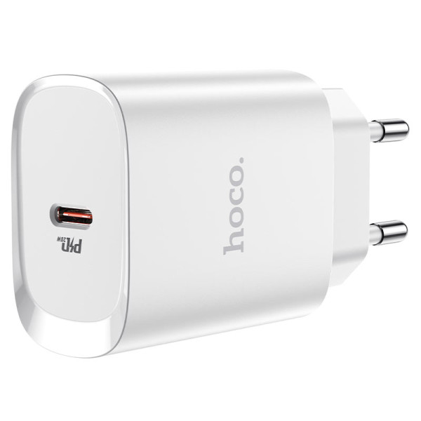 Фото - Сетевое зарядное устройство HOCO N14 PD20W charger White (6931474745026)