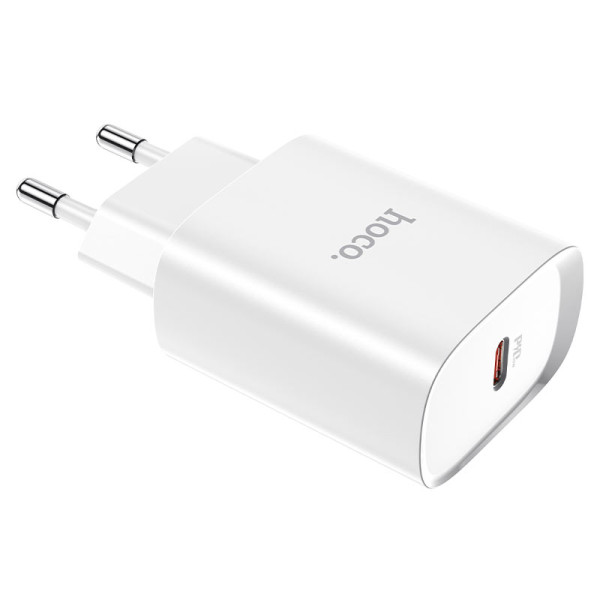 Фото - Сетевое зарядное устройство HOCO N14 PD20W charger White (6931474745026)