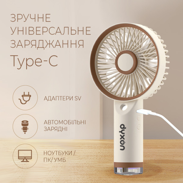 Фото - Вентилятор портативный Dyxon MEGAFAN 3003 White (DXNFNMGFN3003W)