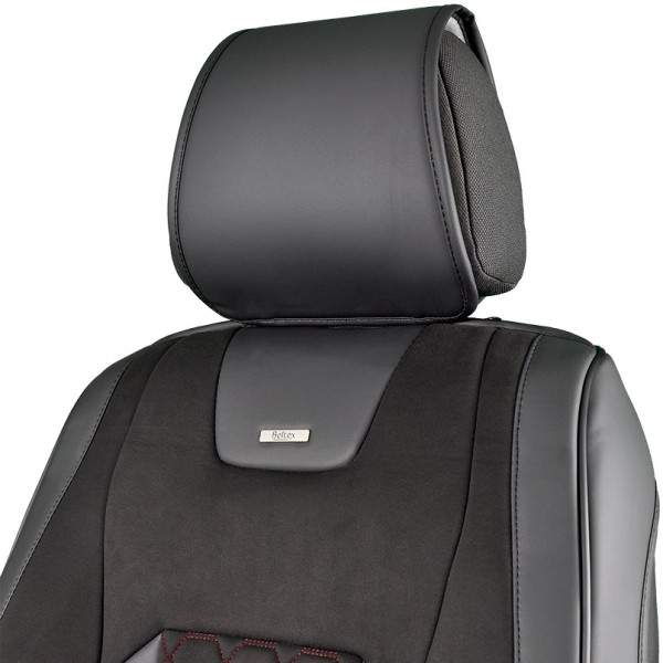 Фото - Комплект накидок на сиденье автомобиля Beltex 3D Montana, Black-red 2 шт. (BX87160)