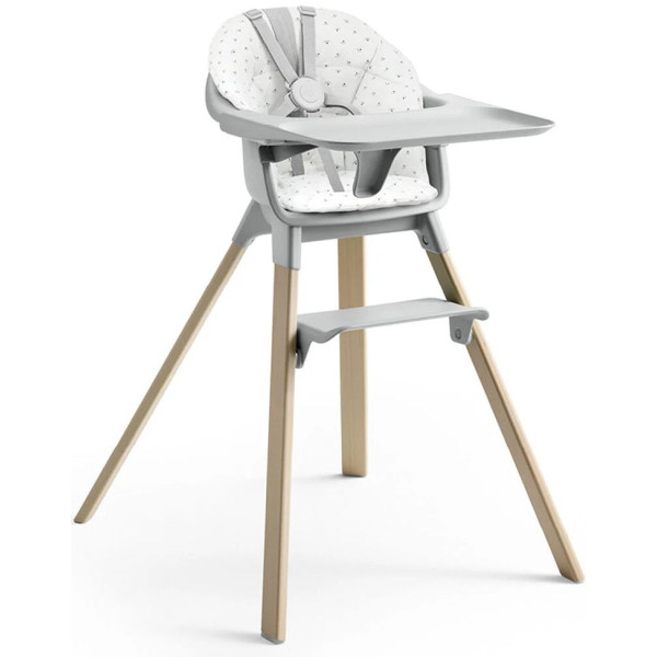 Фото - Вставка для стульчика для кормления Stokke для Clikk, цв. белый с черникой (Blueberry Boat) (552204)