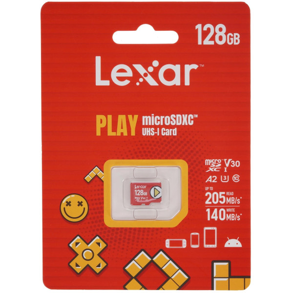 Фото - Карта памяти Lexar MICRO SDXC 128GB UHS-I PLAY (LMSPLAY128G-BNSNG)