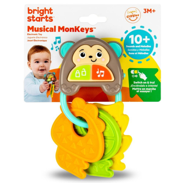 Фото - Погремушка Bright Starts Musical MonKeys (17227)