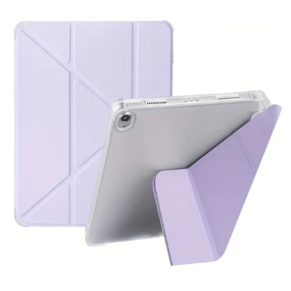 Фото - Чехол для планшета BeCover Ultra Slim Origami Transparent с креплением Apple iPad Air 11'' M2 2024 Purple (711392)
