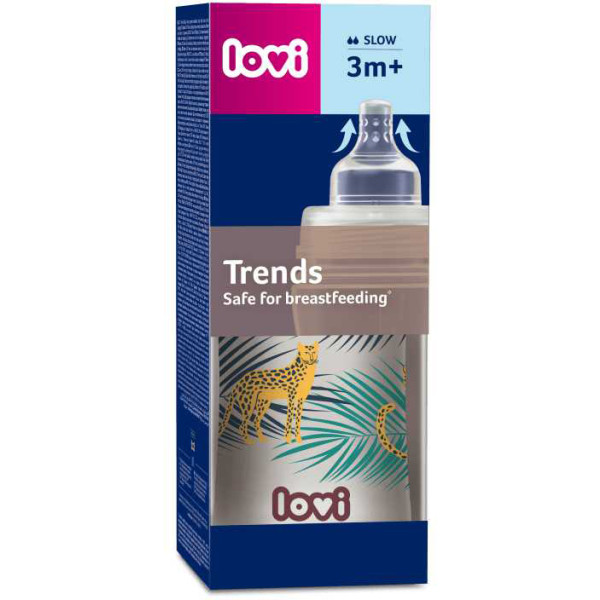Фото - Бутылочка для кормления Lovi Trends 250 мл - Jungle Vibes (21/594)