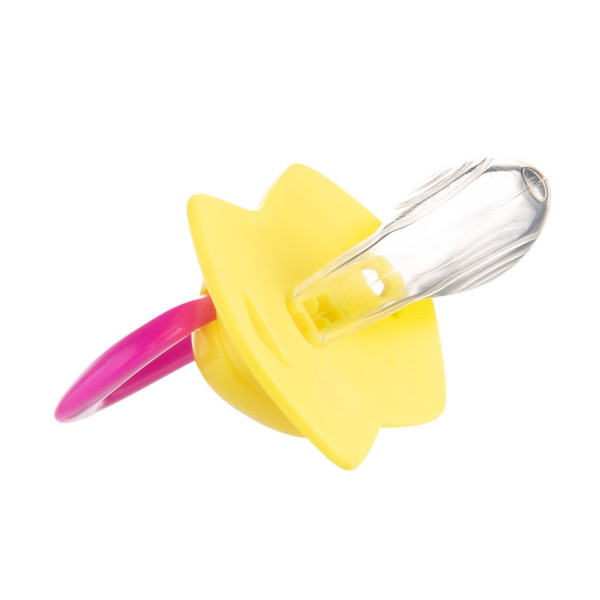 Фото - Симметричная пустышка Canpol babies 18+ мес NEON LOVE 2 шт. - розовая (22/654_pin)