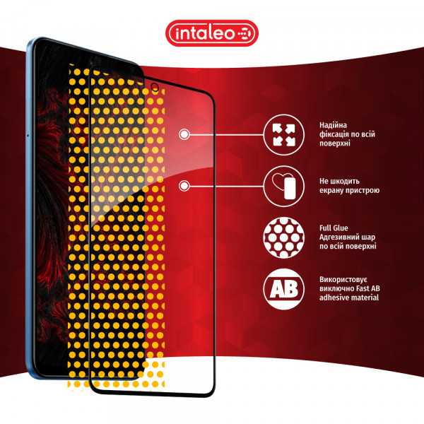 Фото - Защитное стекло для смартфона Intaleo Full Glue for Xiaomi Poco X5 Black (1283126567421)