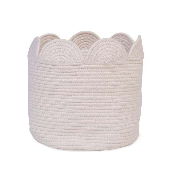 Фото - Корзина для игрушек Childhome Flower 30x30x30 см White (CCBAFL30)