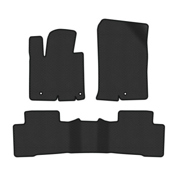 Фото - Коврики ворсовые в салон авто EVAtech Standard для Hyundai Tucson (NX4) Hybrid (Long base) 2021 4 поколение SUV USA черный кант HY44196Z3KH3VEB
