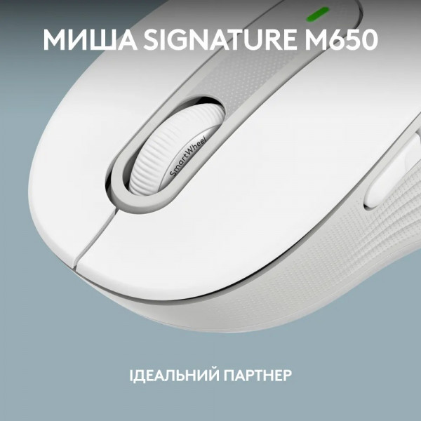 Фото - Клавиатура беспроводная Logitech Signature Slim Wireless Keyboard K950 White (920-012466)
