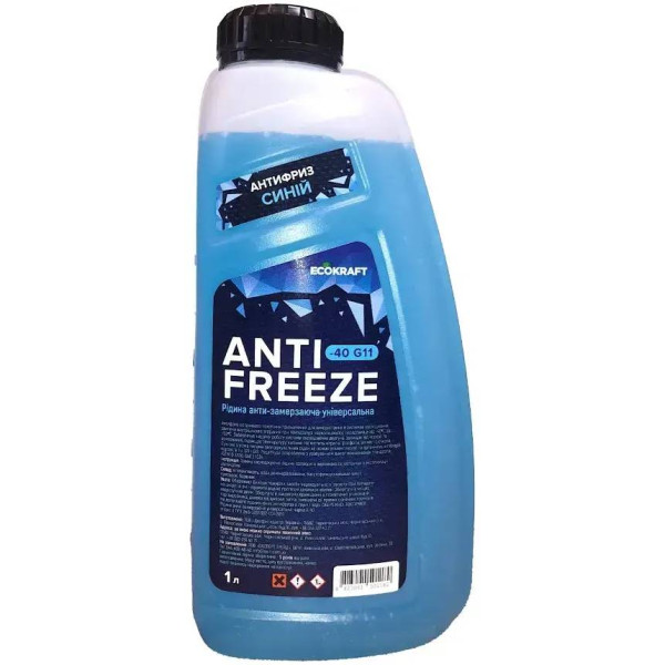Фото - Антифриз Ecokraft Синий G11-40 1 л (701472)