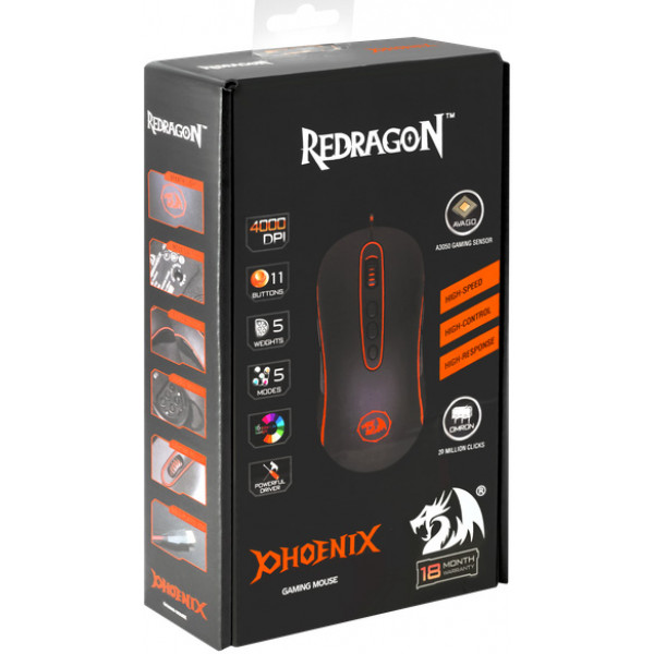 Фото - Мышь проводная игровая Redragon Phoenix (70336)