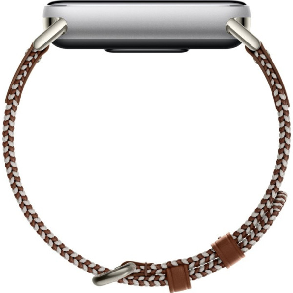 Фото - Ремешок для фитнес-браслета Xiaomi for Band 10 Silk Knitted Strap Feather Brown (BHR07YJGL)