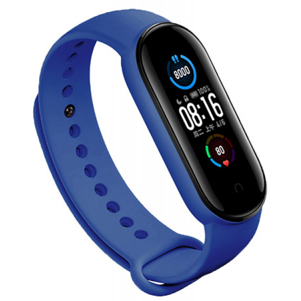 Фото - Ремешок для фитнес-браслета BeCover for Xiaomi Mi Smart Band 5 Blue (705064) Фото - Ремешок для фитнес-браслета BeCover for Xiaomi Mi Smart Band 5 Blue (705064)