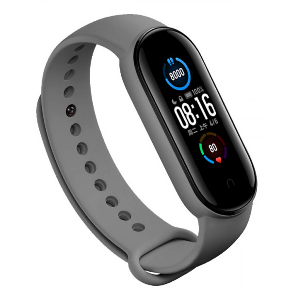 Фото - Ремешок для фитнес-браслета BeCover for Xiaomi Mi Smart Band 5 Gray (705066) Фото - Ремешок для фитнес-браслета BeCover for Xiaomi Mi Smart Band 5 Gray (705066)