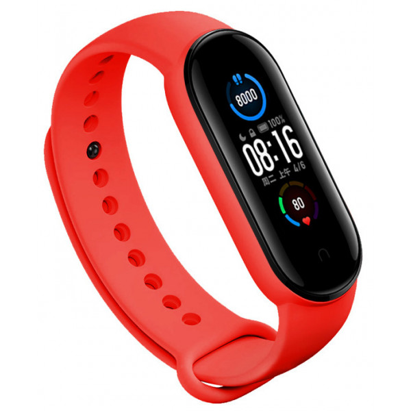 Фото - Ремешок для фитнес-браслета BeCover for Xiaomi Mi Smart Band 5 Red (705071) Фото - Ремешок для фитнес-браслета BeCover for Xiaomi Mi Smart Band 5 Red (705071)