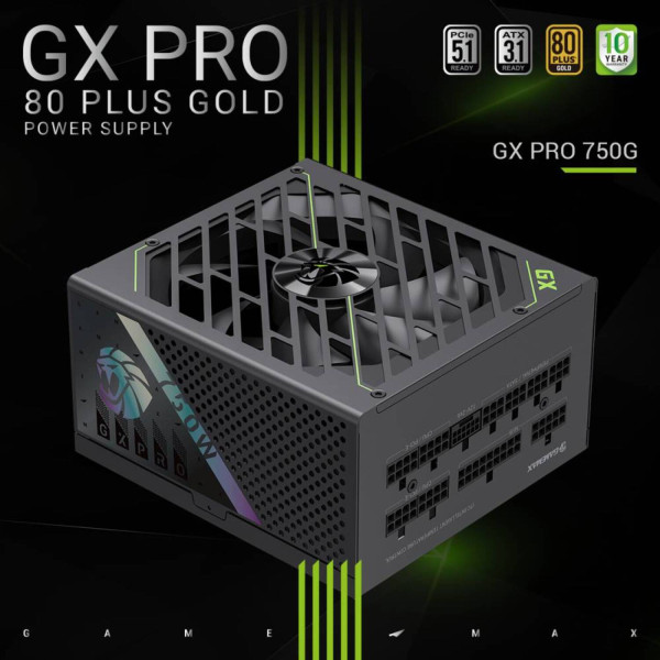 Фото - Блок питания для ПК Gamemax PRO 750G