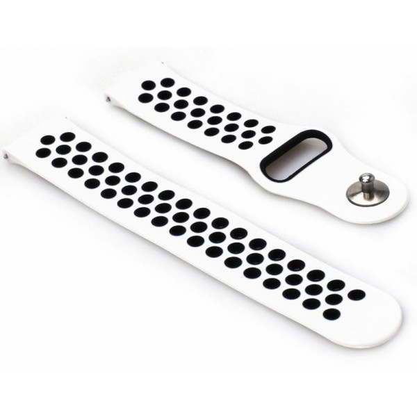 Фото - Ремешок для смарт-часов BeCover Nike Style for Huawei Watch GT 2 42 mm White-Black (705723)