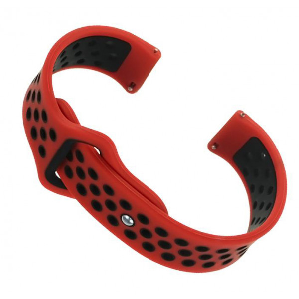 Фото - Ремешок для смарт-часов BeCover Nike Style for Huawei Watch GT 2 42 mm Red-Black (705754)