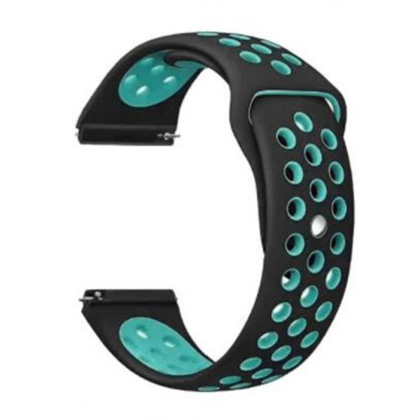 Фото - Ремешок для смарт-часов BeCover Nike Style for Nokia/Withings Steel/Steel HR Black-Blue (705764)