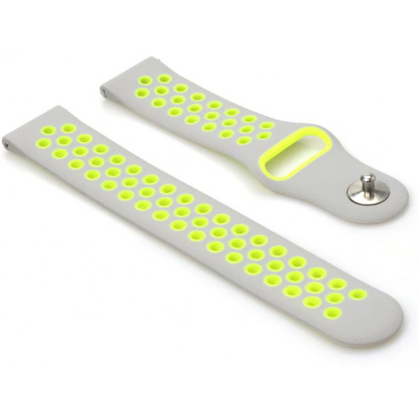 Фото - Ремешок для смарт-часов BeCover Nike Style for Garmin Vivoactive 3/3 Music/Vivomove HR/Vivomove Grey-Green (705780)