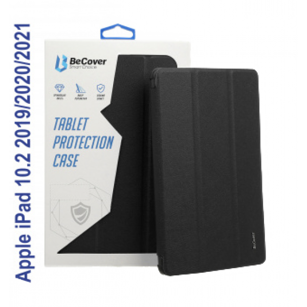 Фото - Чехол для планшета BeCover Soft Edge с креплением Apple Pencil for Apple iPad 10.2 2019/2020/2021 Black (706810)