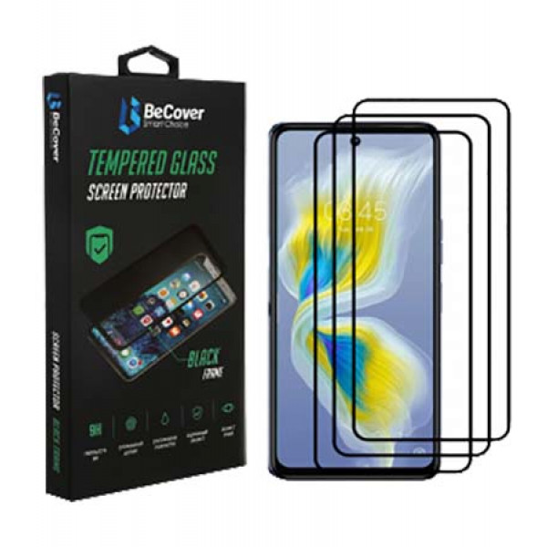 Фото - Защитное стекло для смартфона BeCover for Tecno Camon 18 Premier Black (707327)