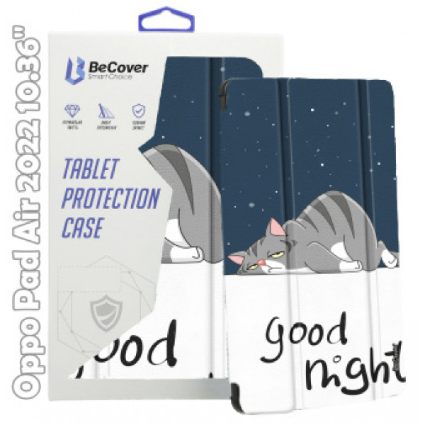 Фото - Чехол для планшета BeCover Smart Case for Oppo Pad Air 2022 10.36" Good Night (709518)