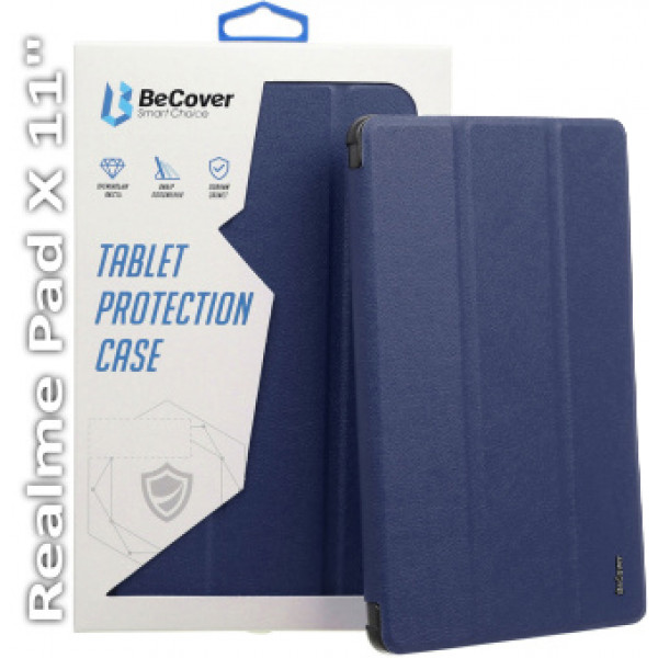 Фото - Чехол для планшета BeCover Smart Case for Realme Pad X 11" Deep Blue (709605)