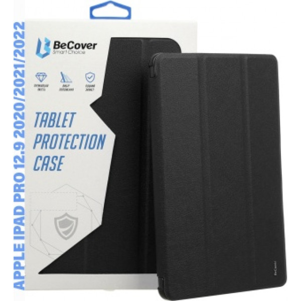 Фото - Чехол для планшета BeCover Tri Fold Hard for Apple iPad Pro 12.9 2020/2021/2022 Black (709668)