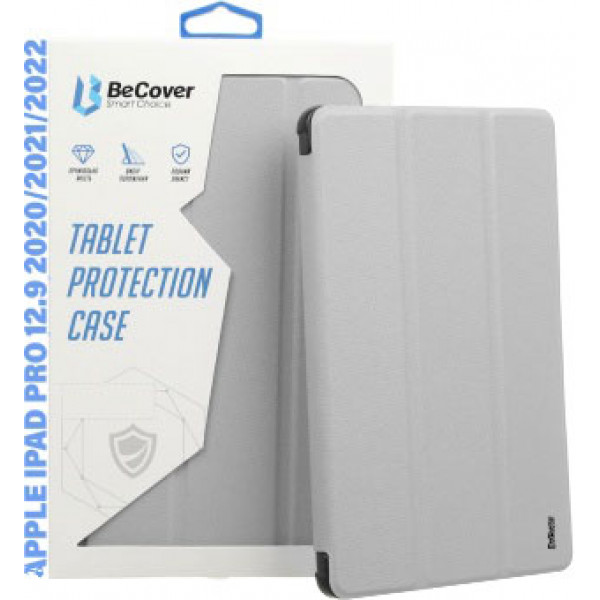 Фото - Чехол для планшета BeCover Soft Edge TPU с креплением Apple Pencil for Apple iPad Pro 12.9 2020/2021/2022 Gray (711709) Фото - Чехол для планшета BeCover Soft Edge TPU с креплением Apple Pencil for Apple iPad Pro 12.9 2020/2021/2022 Gray (711709)