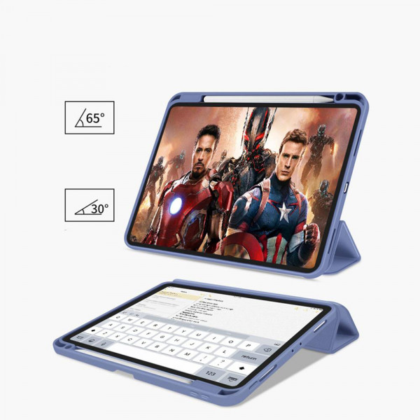 Фото - Чехол для планшета BeCover Soft Edge TPU с креплением Apple Pencil for Apple iPad Pro 12.9 2020/2021/2022 Purple (711710)