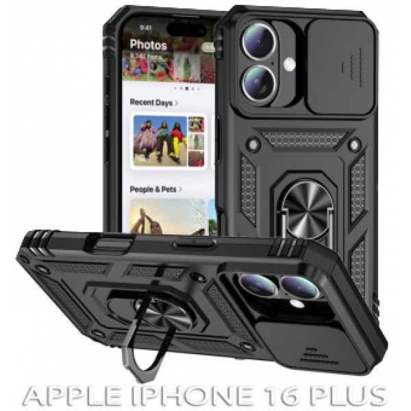 Фото - Чехол для смартфона BeCover Military for Apple iPhone 16 Plus Black (712154)