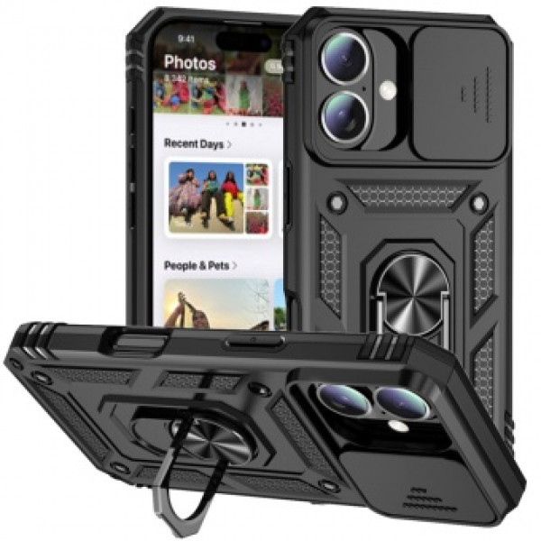 Фото - Чехол для смартфона BeCover Military for Apple iPhone 16 Plus Black (712154)