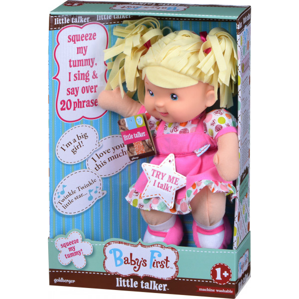 Фото - Интерактивная кукла Baby's First Little Talker Учись говорить Блондинка (71230-1)