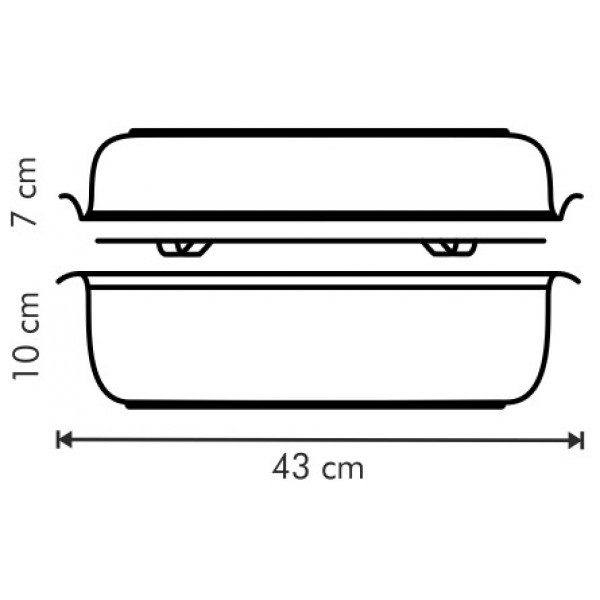 Фото - Кастрюля tescoma 713066 Exclusive 36х24 см