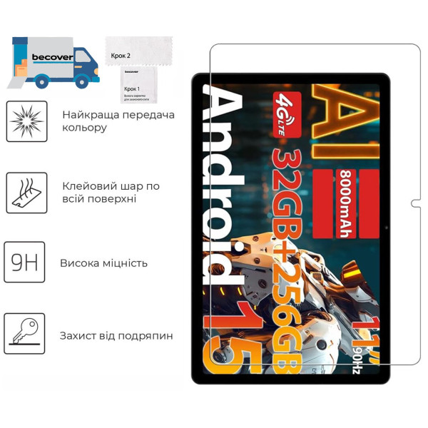 Фото - Защитное стекло для планшета BeCover for Doogee Tab G6/G6 Plus 11.0" (713715)
