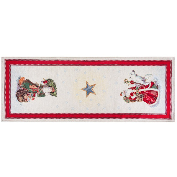 Фото - Скатерть раннер Lefard Snowing 47x140 см (716-170) Фото - Скатерть раннер Lefard Snowing 47x140 см (716-170)