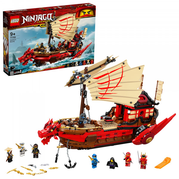 Фото - Конструктор LEGO Ninjago Летающий корабль Мастера Ву (71705)